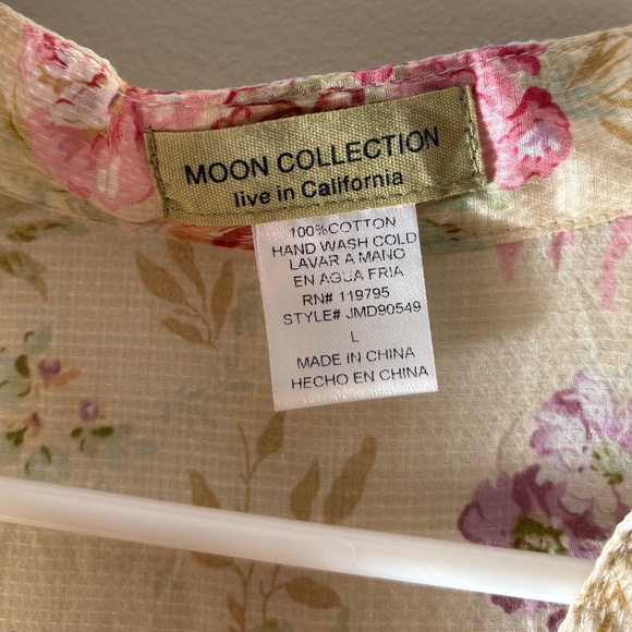 Moon Collection | patterned dress | size large - Picture 2 of 2